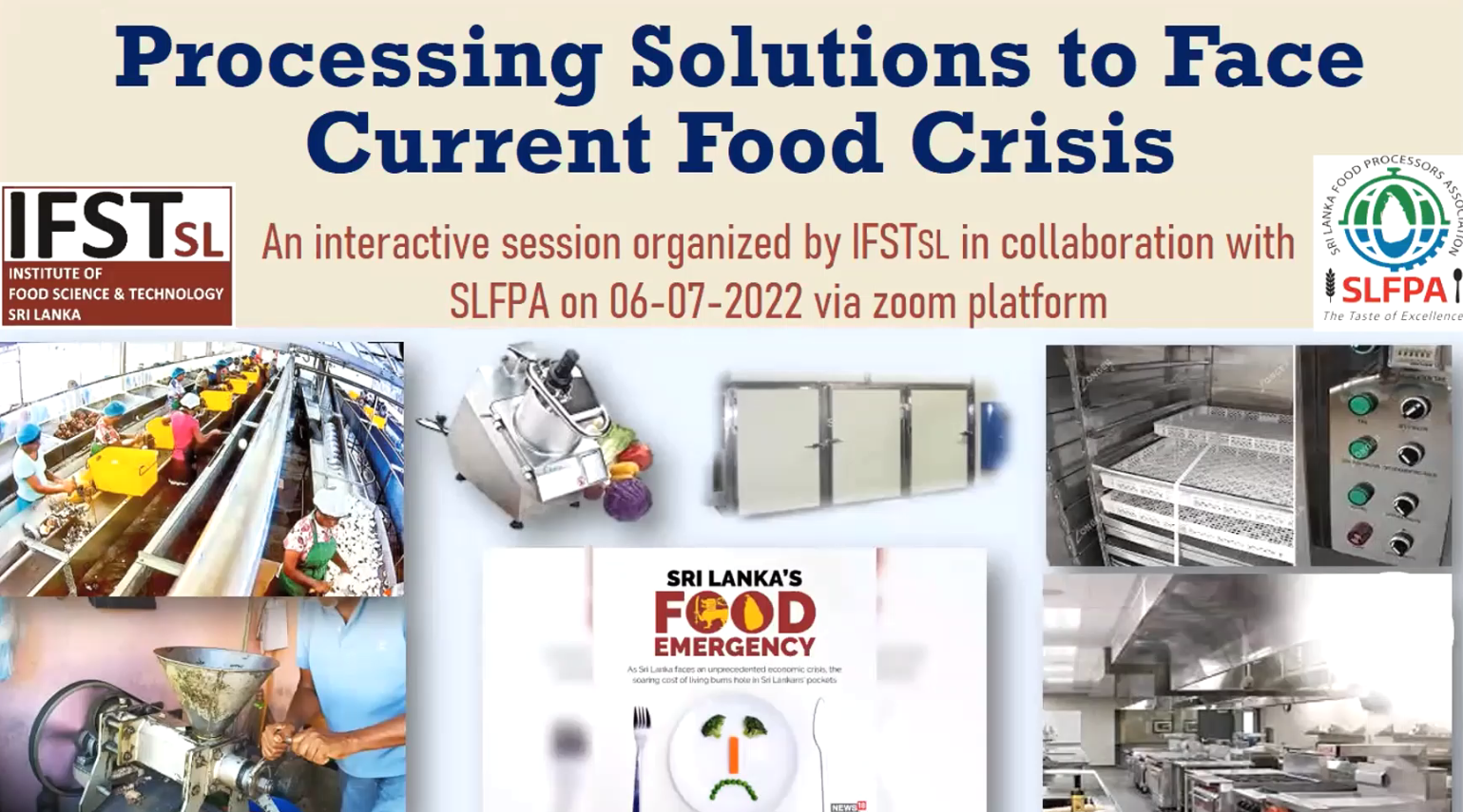  Processing Solutions to Face Current Food Crises